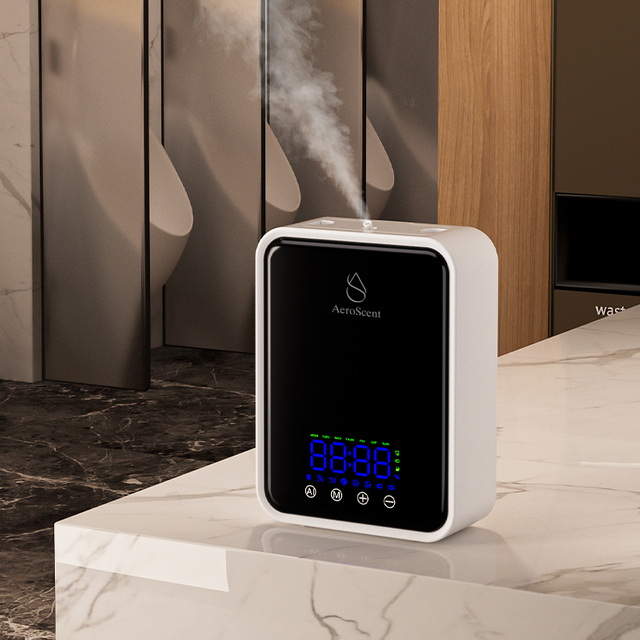 AeroScent Wifi 制御電気アロママシン水なしエッセンシャルオイルホテル壁掛けホームデスクトップアロママシン